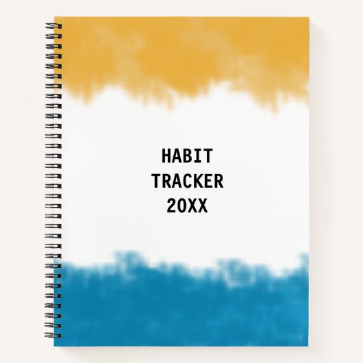 Habit Tracker Notizblock (Vorderseite)