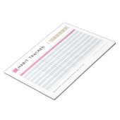 Habit Tracker Notizblock (angewinkelt)