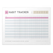 Habit Tracker Notizblock (Vorderseite)