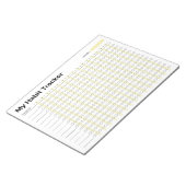 Habit Tracker Notizblock (angewinkelt)