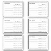 Habit Tracker Planner Aufkleber (Vorderseite)