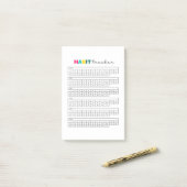 Habit Tracker Planner Journal Post-it Klebezettel (Auf Schreibtisch)