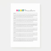 Habit Tracker Planner Journal Post-it Klebezettel (Vorderseite)