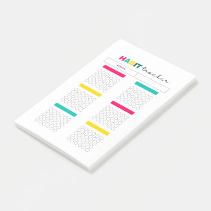 Habit Tracker Planner Journal Post-it Klebezettel