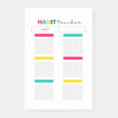 Habit Tracker Planner Journal Post-it Klebezettel (Vorderseite)