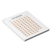 Habit Tracker Planner Notepad Notizblock (angewinkelt)