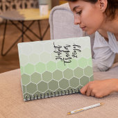 Habit Tracker Sage Green Notizblock