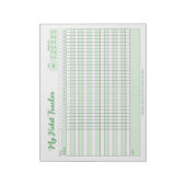 Habit Tracker Voll anpassbarer Notepad Notizblock (Rotiert)