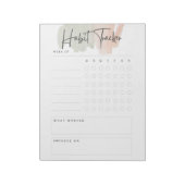 Habit-Tracknotiz Notizblock (Rotiert)
