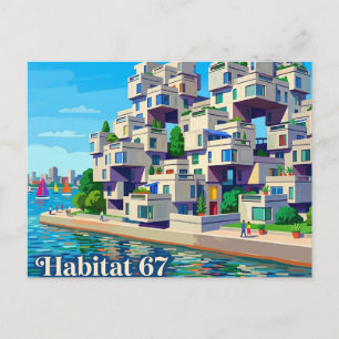 Habitat 67 Kanada Postkarte