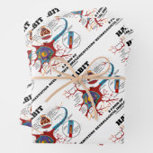 Habitat eine Form von Neurologischem Neuron Geschenkpapier Set (Beispiel)