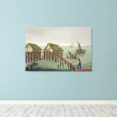 Habitations of the Papu Stamm, Rawak, Platte 22 fü Leinwanddruck (Insitu (Holzboden))