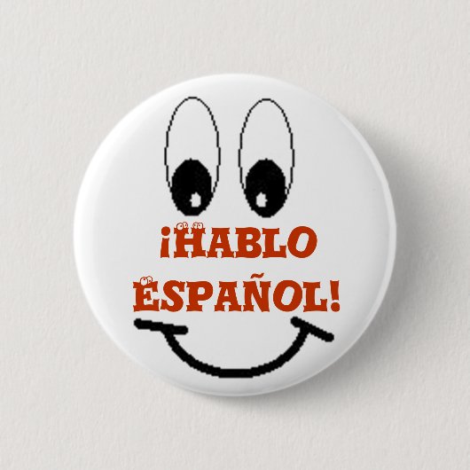 hablo espaol Knopf Button (Vorderseite)