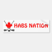 HABS NATION AUTOAUFKLEBER (Vorne)