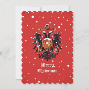 Habsburg "Fröhliche Weihnachten" Fläche Feiertagskarte