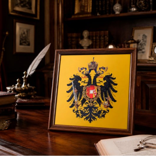 Habsburger Doppeladler-Erbe-Kachel Fliese