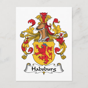 Habsburger Familienwappen Postkarte
