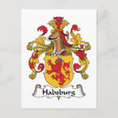 Habsburger Familienwappen Postkarte (Vorderseite)