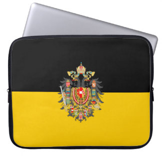 Habsburger Flagge und Kaiserliche Wappen Laptopschutzhülle