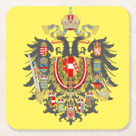 Habsburger-Wappen-Untersetzer Rechteckiger Pappuntersetzer