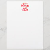 Habt Bacon Will Travel Statement (Vorderseite)