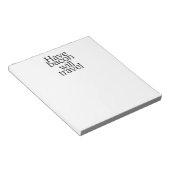 Habt Bacon Will Travel Statement Notizblock (angewinkelt)