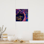 Habt die Inspiration für das Zitat von dem Glaube, Poster (Küche)