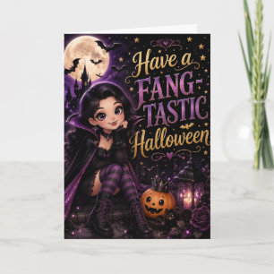 Habt ein fang-tastisches Halloween Karte