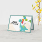Habt eine 'brüllend' gute Zeit zum Geburtstag Karte (Gelbe Blume)