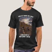 Habt Vertrauen Christlich Biker - Motorrad Jesus D T-Shirt (Vorderseite)