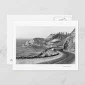 Hacenta Head Lighthouse und Oregon Coast Highway Postkarte (Vorne/Hinten)
