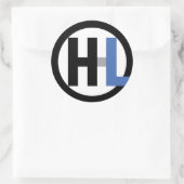 Hachi-Life-Aufkleber Runder Aufkleber (Tasche)