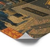 Hachikō Beneath the Cherry Blossoms Poster (Ecke)
