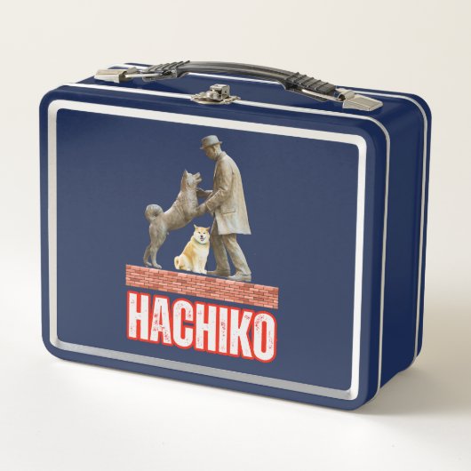 HACHIKO METALL BROTDOSE (Vorderseite)