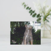 Hachiko Postkarte (Stehend Vorderseite)