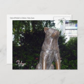 Hachiko Postkarte (Vorne/Hinten)