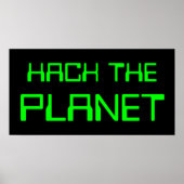 Hack auf den Planeten Poster (Vorne)