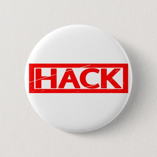 Hack-Briefmarke Button (Vorderseite)