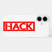 Hack-Briefmarke Case-Mate iPhone Hülle (Rückseite (Horizontal))