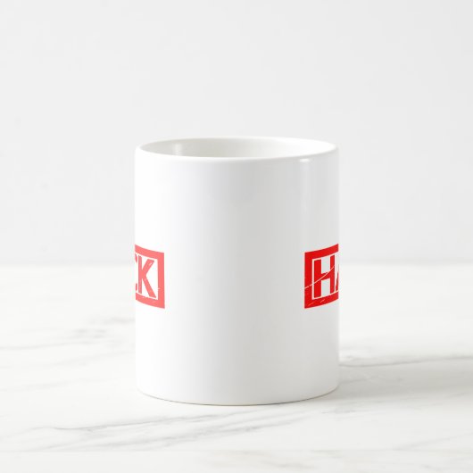 Hack-Briefmarke Kaffeetasse (Mittel)