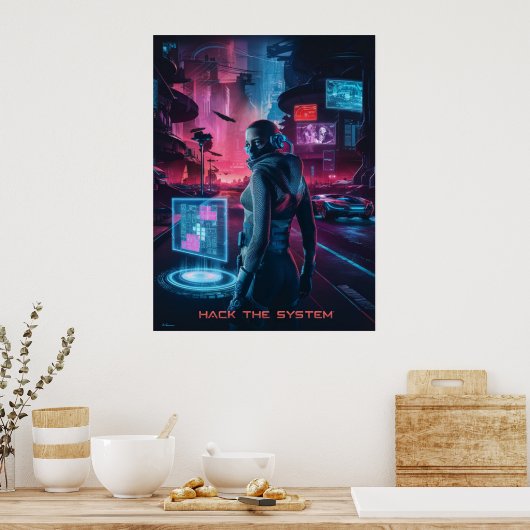 Hack des Systems Poster (Küche)