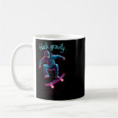 Hack Gravity Skateboardfahren Skaten Skater Hacker Kaffeetasse (Links)