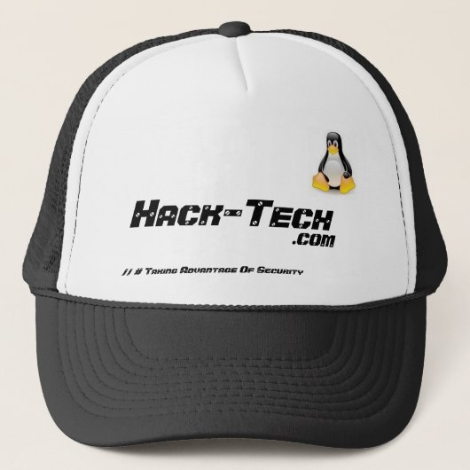 Hack-Tech.com #1 Truckerkappe (Vorderseite)