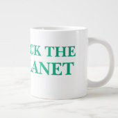 HACK THE PLANET - Digitale Dominanz beginnt hier Jumbo-Tasse (Rechts)