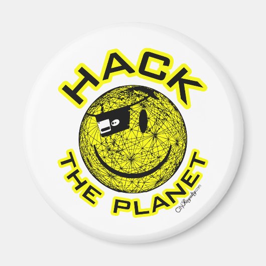 Hack the Planet Magnet (Vorne)