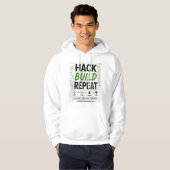 Hackathon-Modus An Hoodie – Hack Bau Wiederhole Pr (Vorne ganz)