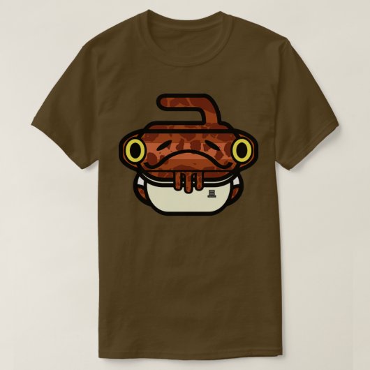 Hackbar Curling Rockers T-Shirt (Design vorne)