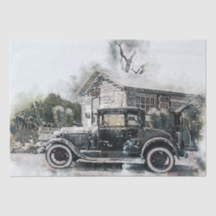 Hackberry General Store Route 66 Arizona Seidenpapier