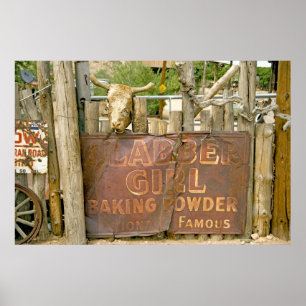 Hackberry General Store, Route 66 Print Poster