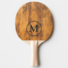 Hackblock-Monogramm Tischtennis Schläger